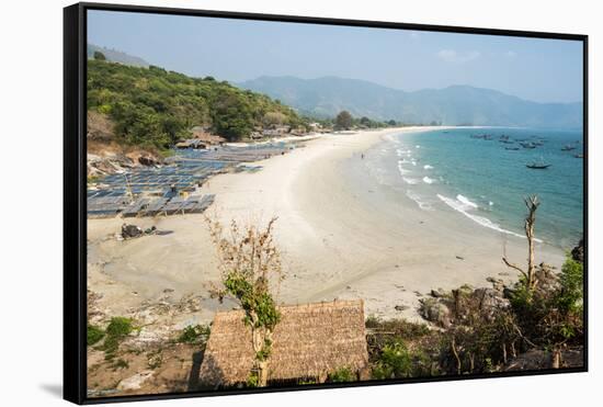 Tizit Beach and Fishing Village, Dawei Peninsula, Tanintharyi Region, Myanmar (Burma), Asia-Matthew Williams-Ellis-Framed Stretched Canvas