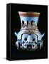 Tlaloc, Rain God, Vase, Aztec, Mexico-null-Framed Stretched Canvas