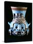 Tlaloc, Rain God, Vase, Aztec, Mexico-null-Stretched Canvas