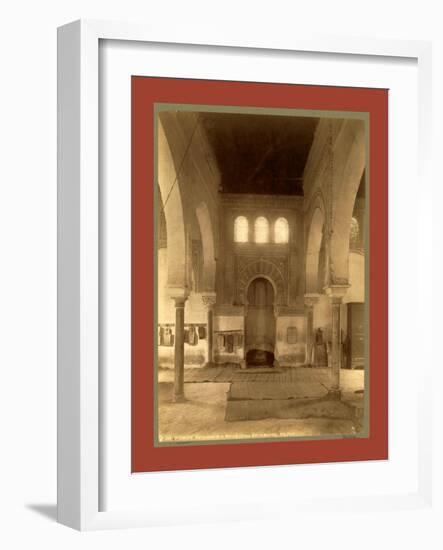 Tlemcen, Central Nave of the Madrasa, Djama Abd Al-Kassem, Algiers-Etienne & Louis Antonin Neurdein-Framed Giclee Print