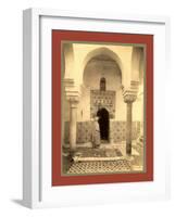 Tlemcen Interior Koubha of Sidi Bou Medina, Algiers-Etienne & Louis Antonin Neurdein-Framed Giclee Print