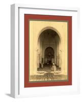 Tlemcen, Interior of the Mosque of Sidi Bou Medina Nave, Algiers-Etienne & Louis Antonin Neurdein-Framed Giclee Print