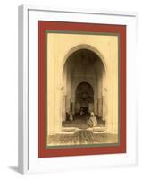 Tlemcen, Interior of the Mosque of Sidi Bou Medina Nave, Algiers-Etienne & Louis Antonin Neurdein-Framed Giclee Print