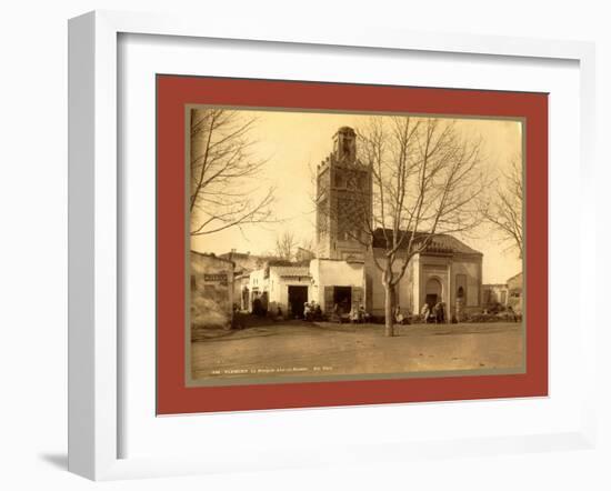 Tlemcen Mosque Abdul-Hassem, Algiers-Etienne & Louis Antonin Neurdein-Framed Giclee Print