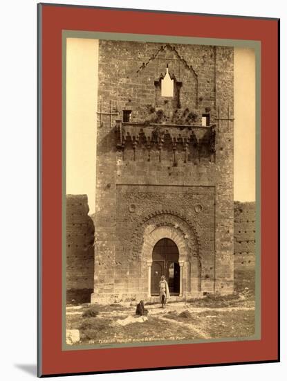 Tlemcen Portal Minaret Mansoura, Algiers-Etienne & Louis Antonin Neurdein-Mounted Giclee Print