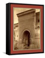 Tlemcen, Portal of the Mosque of Sidi Bou Medina, Algiers-Etienne & Louis Antonin Neurdein-Framed Stretched Canvas