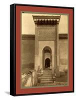 Tlemcen, Portal of the Mosque of Sidi Haloui, Algiers-Etienne & Louis Antonin Neurdein-Framed Stretched Canvas