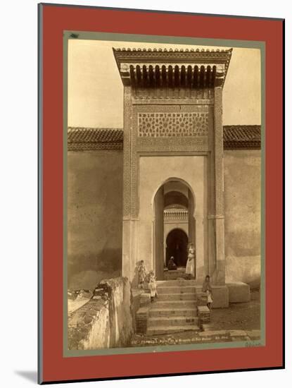 Tlemcen, Portal of the Mosque of Sidi Haloui, Algiers-Etienne & Louis Antonin Neurdein-Mounted Giclee Print