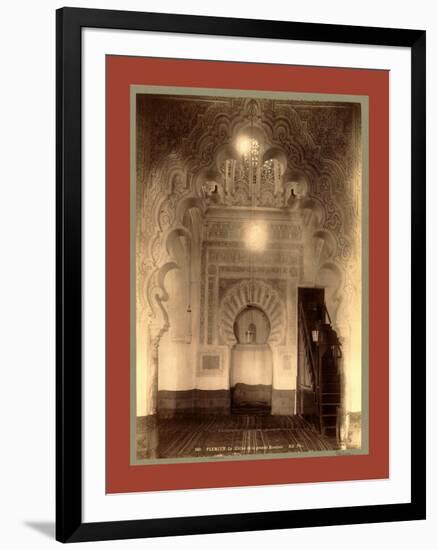 Tlemcen, the Mihrab of the Great Mosque in Algiers-Etienne & Louis Antonin Neurdein-Framed Giclee Print