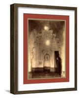 Tlemcen, the Mihrab of the Great Mosque in Algiers-Etienne & Louis Antonin Neurdein-Framed Giclee Print