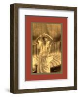 Tlemcen, Young Moorish Woman-Etienne & Louis Antonin Neurdein-Framed Giclee Print