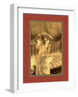 Tlemcen, Young Moorish Woman-Etienne & Louis Antonin Neurdein-Framed Giclee Print