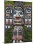 Tlingit Chief Johnson Totem Pole, Ketchikan, Alaska, United States of America, North America-Richard Maschmeyer-Mounted Photographic Print