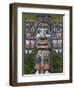 Tlingit Chief Johnson Totem Pole, Ketchikan, Alaska, United States of America, North America-Richard Maschmeyer-Framed Photographic Print