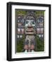 Tlingit Chief Johnson Totem Pole, Ketchikan, Alaska, United States of America, North America-Richard Maschmeyer-Framed Photographic Print