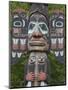 Tlingit Chief Johnson Totem Pole, Ketchikan, Alaska, United States of America, North America-Richard Maschmeyer-Mounted Photographic Print