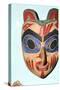 Tlingit Face Mask, Pacific Northwest Coast Indian-Unknown-Stretched Canvas