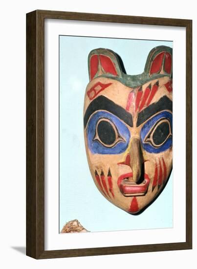 Tlingit Face Mask, Pacific Northwest Coast Indian-Unknown-Framed Giclee Print