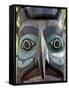 Tlingit Totem, Pioneer Square, Seattle, Washington State, United States of America, North America-De Mann Jean-Pierre-Framed Stretched Canvas