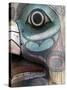 Tlingit Totem, Pioneer Square, Seattle, Washington State, United States of America, North America-De Mann Jean-Pierre-Stretched Canvas