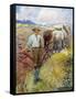 To A Mountain Daisy by Robert Burns-Joseph Ratcliffe Skelton-Framed Stretched Canvas