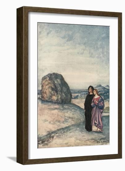 To a Skylark by Percy Bysshe Shelley-Robert Anning Bell-Framed Giclee Print