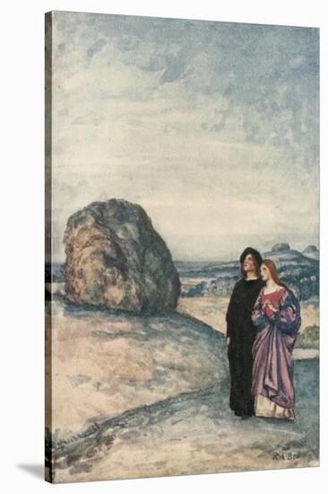 To a Skylark by Percy Bysshe Shelley-Robert Anning Bell-Stretched Canvas