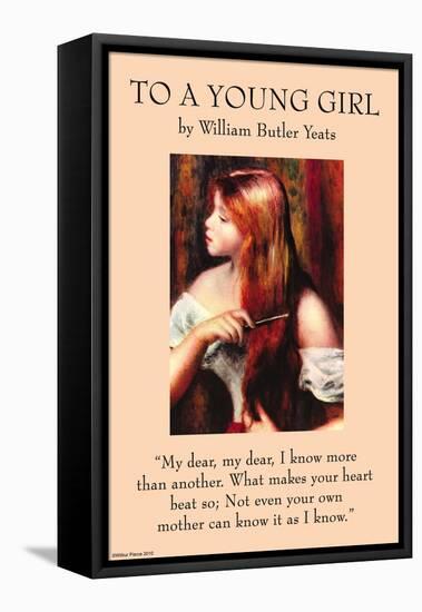 To a Young Girl-null-Framed Stretched Canvas