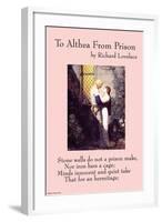 To Althea From Prison-null-Framed Art Print