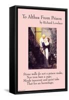 To Althea From Prison-null-Framed Stretched Canvas