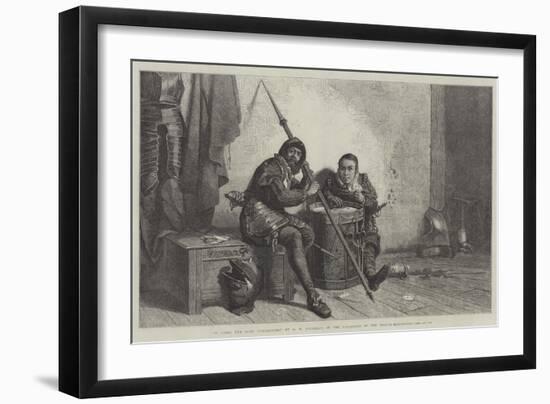 To Arms! the Game Interrupted-null-Framed Giclee Print