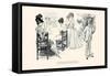 To Bachelors Who Wish To Avoid Competition-Charles Dana Gibson-Framed Stretched Canvas
