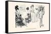 To Bachelors Who Wish To Avoid Competition-Charles Dana Gibson-Framed Stretched Canvas