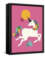 To Be a Unicorn-Andy Westface-Framed Stretched Canvas