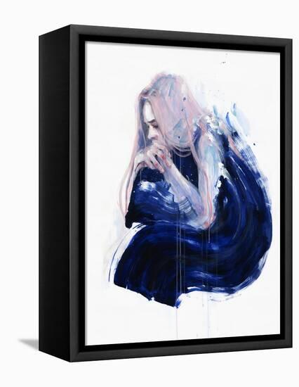 To Be an Island-Agnes Cecile-Framed Stretched Canvas