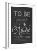 To Be Innovative-null-Framed Art Print