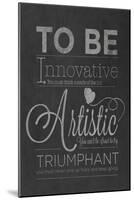 To Be Innovative-null-Mounted Art Print