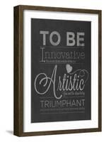 To Be Innovative-null-Framed Premium Giclee Print