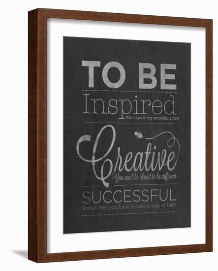 To Be Inspired-null-Framed Art Print