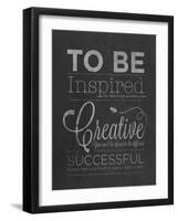 To Be Inspired-null-Framed Art Print