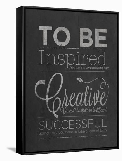 To Be Inspired-null-Framed Stretched Canvas