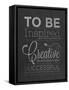 To Be Inspired-null-Framed Stretched Canvas