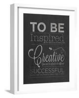 To Be Inspired-null-Framed Premium Giclee Print