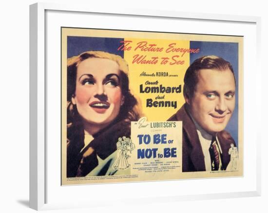 To Be Or Not To Be, 1942-null-Framed Art Print