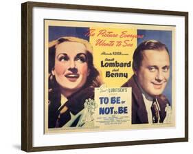 To Be Or Not To Be, 1942-null-Framed Art Print