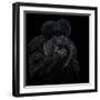 To Be or Not to Be - Chiropotes Chiropotes-Mathilde Guillemot-Framed Giclee Print