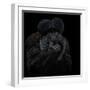 To Be or Not to Be - Chiropotes Chiropotes-Mathilde Guillemot-Framed Giclee Print