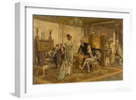 To Be or Not to Be-Henry Gillard Glindoni-Framed Giclee Print