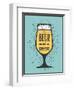 To Beer or Not to Beer-foxysgraphic-Framed Art Print