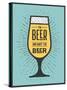 To Beer or Not to Beer-foxysgraphic-Stretched Canvas